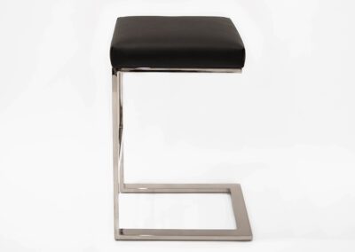 Hot Toddy Bar & Counter Stool Black Leather